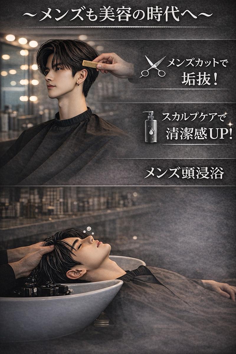 メンズも美容の時代
