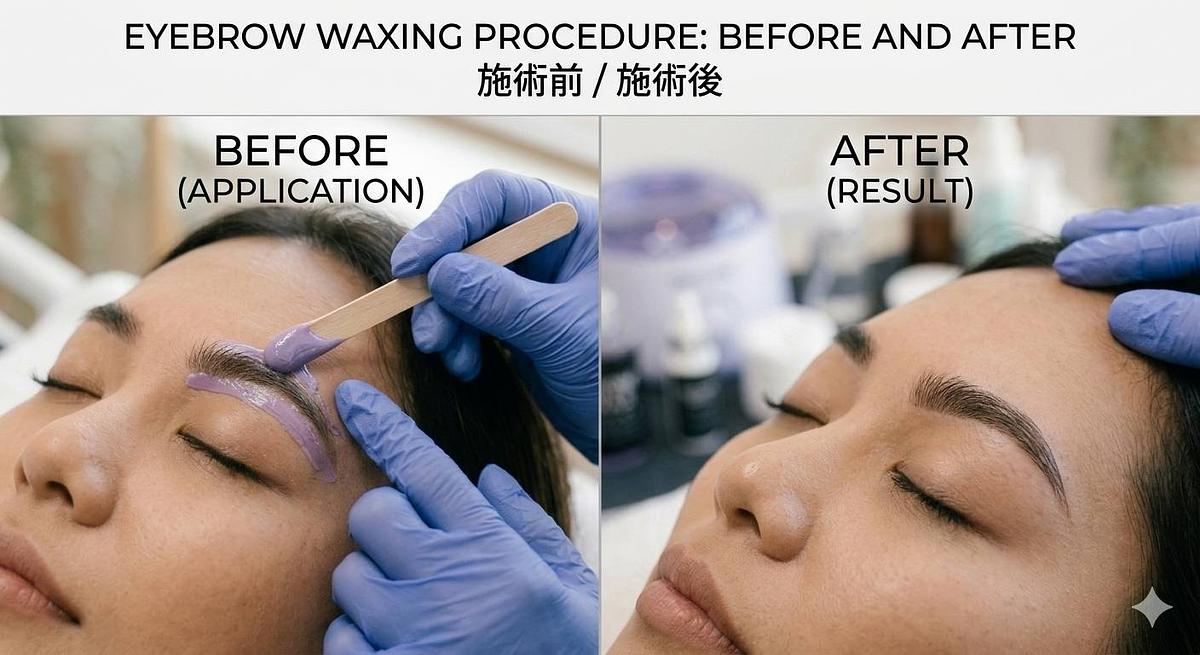 眉まわりWax脱毛